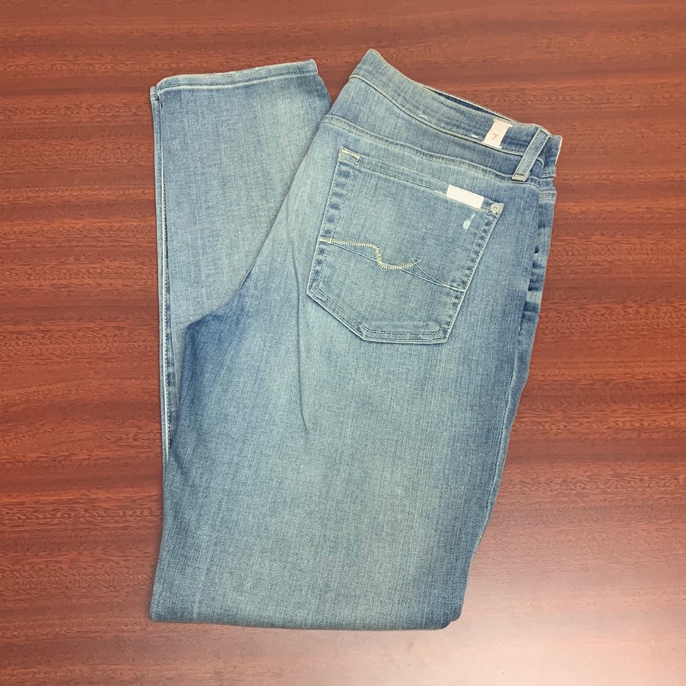 7FAM Button Fly Jeans